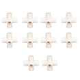 thumbnail image 1 of Furniture Pipe Connector, 5 Way 90° Elbow PVC Pipe Fitting 10 Pcs With High Gloss Finish For Cat Fence White, 1 of 8