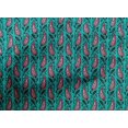 thumbnail image 4 of oneOone Cotton Poplin Fabric Leaves & Paisley Block Print Sewing Fabric BTY 56 Inch Wide, 4 of 4