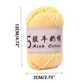 thumbnail image 3 of Birdeem 5 Strands Milk Cotton Doll Crochet Diy Knitting Thread Baby Sweater Wool Ball, 3 of 6