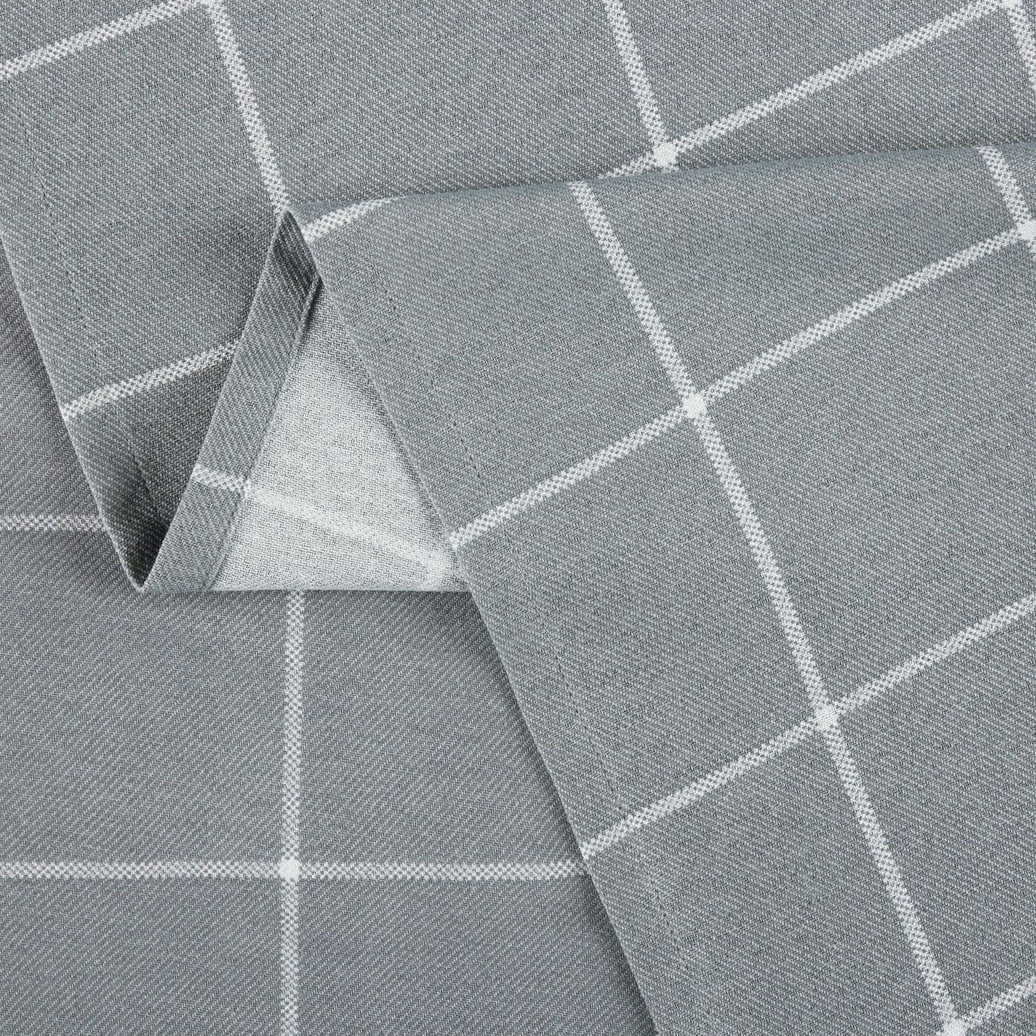 Mainstays Windowpane Tablecloth, Grey