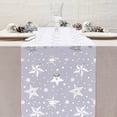 thumbnail image 1 of TopLLC Décorations de Noël, Ornements de Noël, Cadeaux de Noël Chemin de Table Étoile de Noël Tissu Velours Chaud Polyester Drapeau de Table Année Imprimé Noël Fête Rassemblement Drapeau de Table Housses de tables, 1 of 6