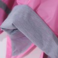 thumbnail image 3 of Virmaxy Toddler Baby Girls Boys Fleece Raincoat Kids Mid-Length Solid Hooded Rushing Jacket with Reflective Stripes Long Sleeve Open Front Waterproof Plush Outwear with Pocket Pink 4T, 3 of 7
