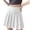 White, variant on Satin Mini Skirt Bed Skirt for Adjustable Bed Womens Men's Winter Women's Fashion High Waisted Mid Length Solid Color Pleated Half Brown XXXL