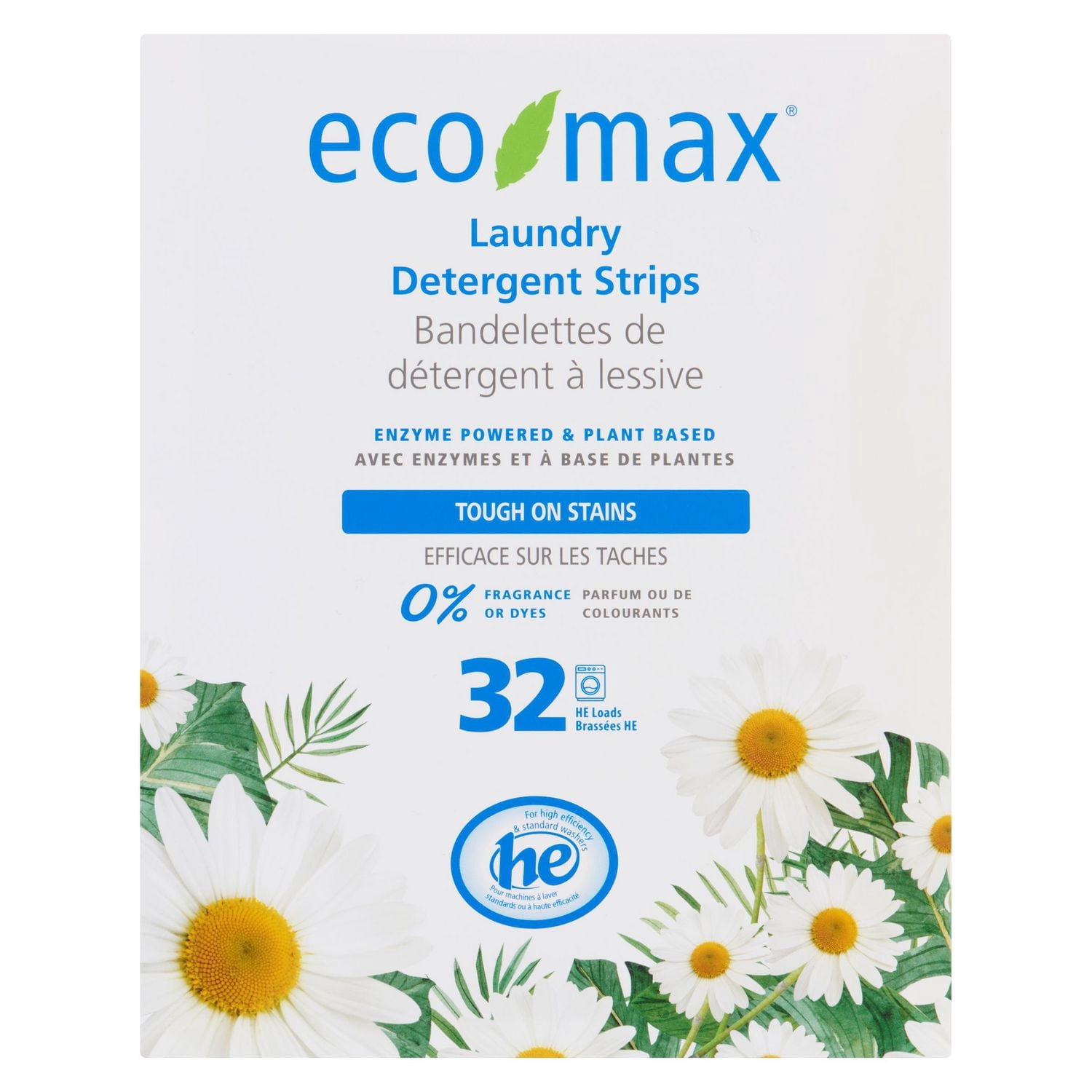 Eco-Max Fragrance Free Laundry Detergent Strips