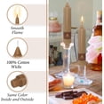 thumbnail image 3 of 7 Inch Taper Candle Candle Sticks, 4PCS Pillar Candles Handmade Unscenteds Candlesticks for Festive, Party, Spell, Wedding, Home Decor, 3 of 6