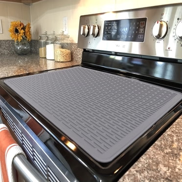 1 Pce Housses de Dessus de Cuisinière en Silicone pour Cuisinière Électrique, Housse de Cuisinière, Protège-Tapis de Cuisinière,