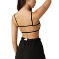 thumbnail image 3 of Gupgi Women Ribbed Tank Top Sport Cami Super Short Open Back Vest Tight Bralette Crop Top, 3 of 7