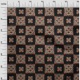 thumbnail image 2 of oneOone Silk Tabby Fabric Floral Block Printed Craft Fabric BTY 42 Inch Wide, 2 of 4