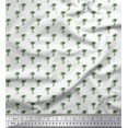 thumbnail image 1 of Soimoi Green Heavy Satin Fabric Palm Tree Fabric Prints By Yard 54 Inch Wide, 1 of 5