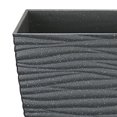 thumbnail image 3 of 15" rainure carrée Planteur, gris, 3 of 5