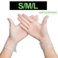 thumbnail image 1 of 100 Pcs/ Boîte Protection Environnementale Gants Jetables Protection Main Travail Protection Isolation P/M/G, 1 of 5