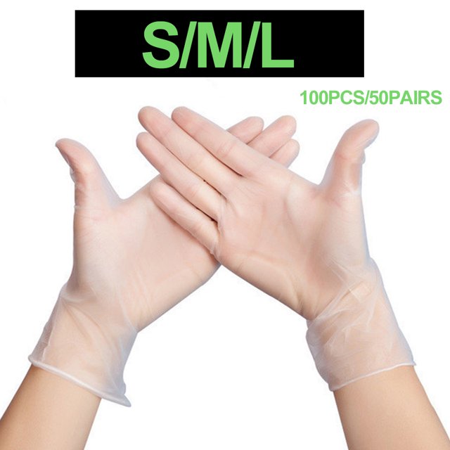 100 Pcs/ Boîte Protection Environnementale Gants Jetables Protection Main Travail Protection Isolation P/M/G