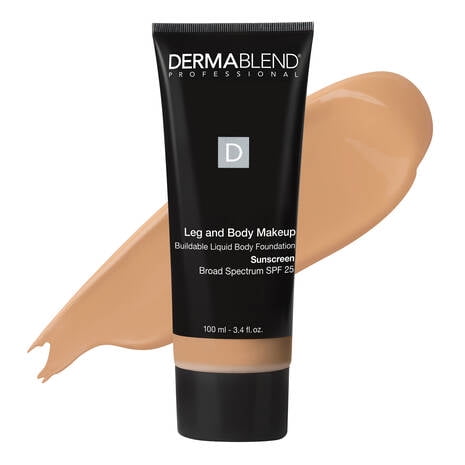 Dermablend Leg and Body Makeup, Buildable Liquid Foundation 25W