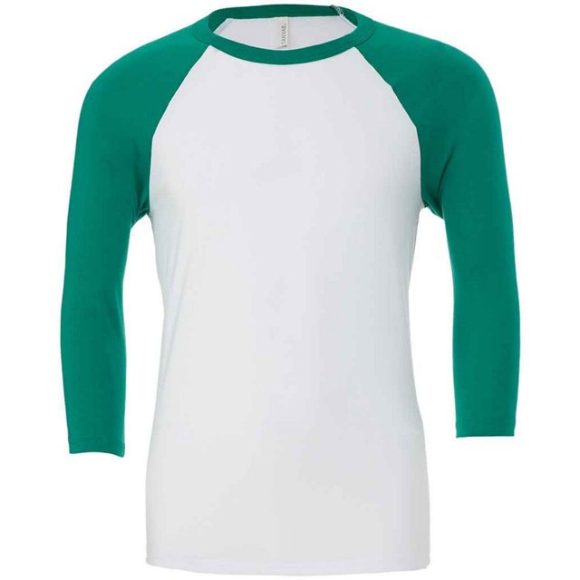 T-Shirt de Baseball Adulte Manches 3/4 en Toile