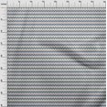 thumbnail image 3 of oneOone Georgette Viscose Fabric Chevron Ikat Decor Fabric Printed BTY 42 Inch Wide, 3 of 4