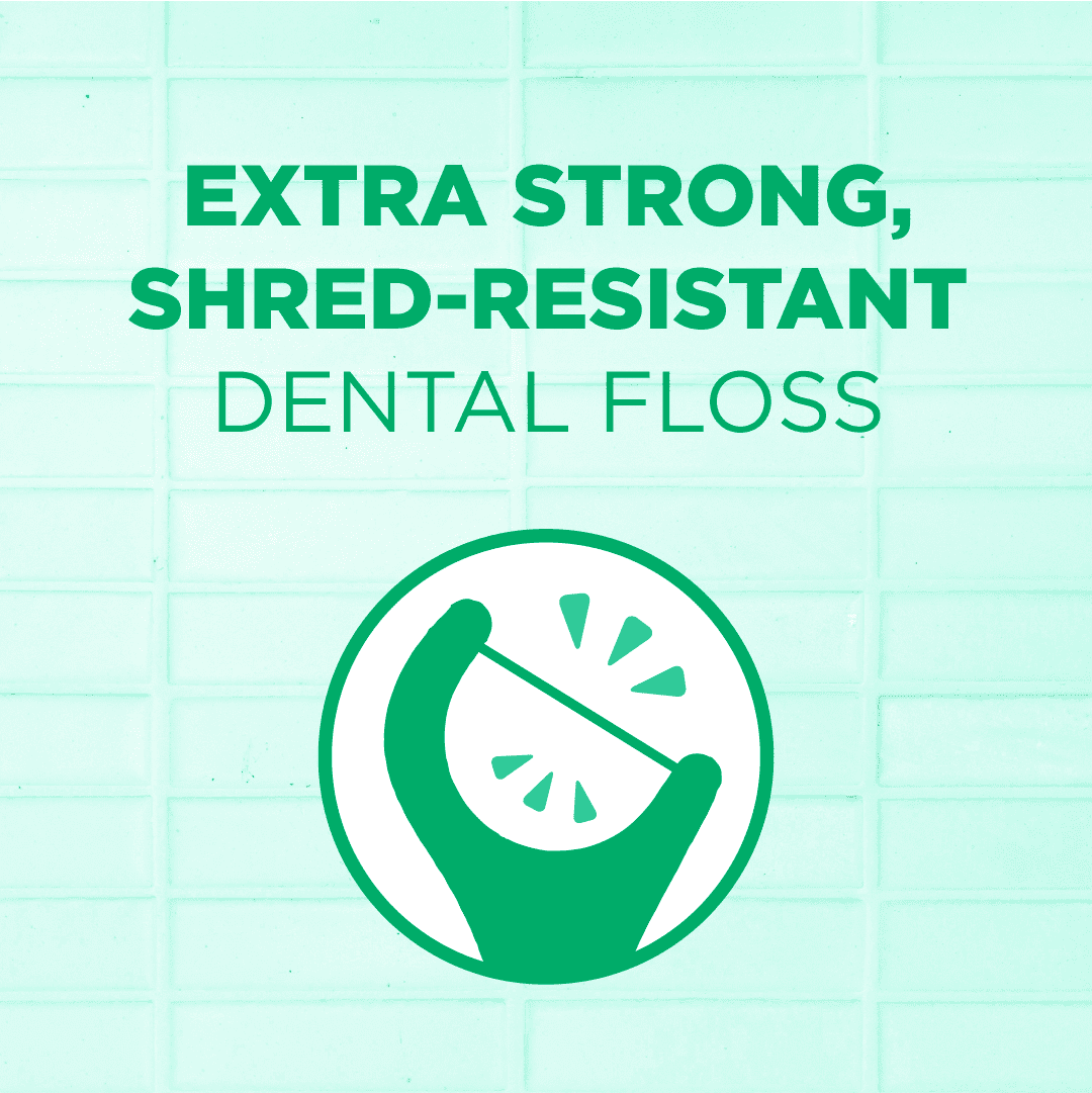 GUM® Professional Clean Flosser, Extra Strong Floss Proven to Remove More Plaque, Fresh Mint Flavour, 150 Count