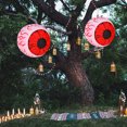thumbnail image 2 of Costway 2 Pack 3 FT Halloween Inflatable Eyeballs w/ Air Blower & Red LED Lights, 2 of 10