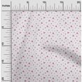 thumbnail image 1 of oneOone Polyester Lycra Fabric Blue & Peach Flower Floral Printed Craft Fabric BTY 56 Inch Wide, 1 of 4