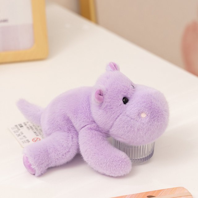 18cm Hippopotamus Plush Toy Table Companion Doll