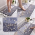thumbnail image 3 of Marbling Bath Mat 16 X 24 Inch Soft Floor Rug Non Slip Water Absorbent Door, 3 of 8