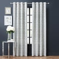 thumbnail image 1 of Hometrends Everly 84" Light Filtering Grommet Window Curtain Panel, Grey, 1 of 6