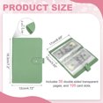 thumbnail image 2 of Uxcell 100 Envelope Challenge Binder, Soft PU Leather Savings Challenges Book with Envelopes Money Saving Binder with Horizontal Insert for Budgeting Saving Expense, Green, 2 of 7
