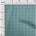 thumbnail image 2 of oneOone Silk Tabby Turquoise Green Fabric Geometric Craft Projects Decor Fabric Printed By The Yard 42 Inch Wide, 2 of 5