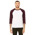 thumbnail image 1 of Bella Canvas T-Shirt de Baseball Manches 3/4, 1 of 1