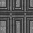 thumbnail image 1 of Ahgly Company Tapis d'Intérieur Lavable à la Machine, Carré, Transitionnel, Gris, Tapis de Zone, 8 Pieds Carré, 1 of 7