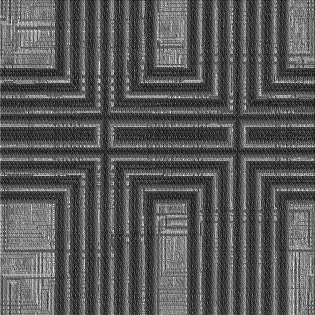Ahgly Company Tapis d'Intérieur Lavable à la Machine, Carré, Transitionnel, Gris, Tapis de Zone, 8 Pieds Carré