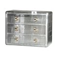 thumbnail image 1 of NauticalMart Aviator Three Drawer Chest Aluminium For Home And Office Decor, 1 of 3