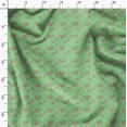 thumbnail image 3 of Soimoi Green polyester Crepe Fabric Bear Animal Print Fabric by the Yard 42 Inch Wide, 3 of 5