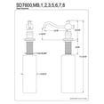 thumbnail image 2 of Kingston Brass Sd7605 Decorative Soap Dispenser - Oil Rubbed Bronze Finish, 2 of 2