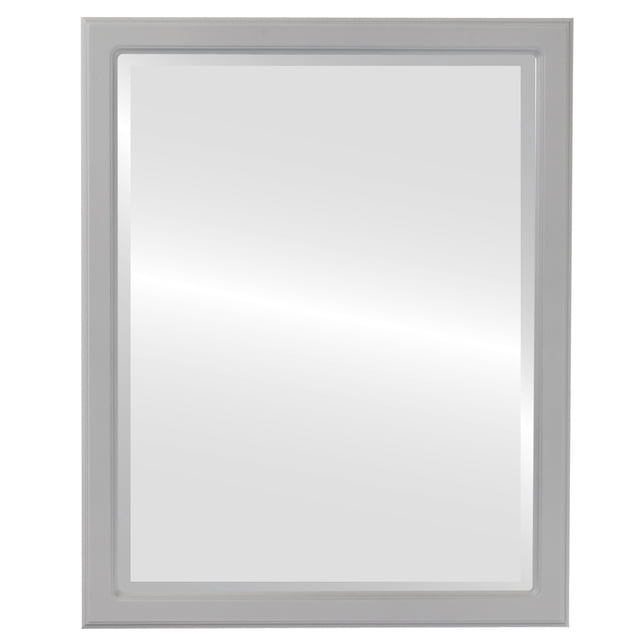 Toronto Framed Mirror - Linen White