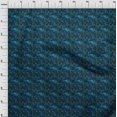 thumbnail image 4 of oneOone Cotton Poplin Blue Fabric Abstract Craft Projects Decor Fabric Printed By The Yard 56 Inch Wide, 4 of 4