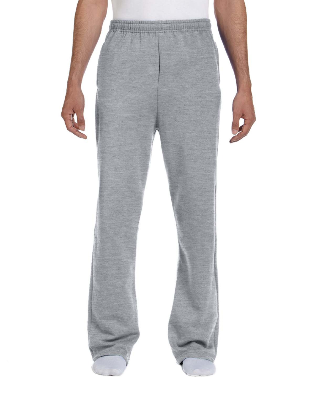 Jerzees Adult 8 oz. NuBlend Open-Bottom Fleece Sweatpants - 974MP