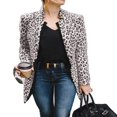 thumbnail image 1 of Cardigan pour Femme à Imprimé Léopard à Manches Longues Veste OL Manteau Décontracté Veste de Tailleur d'Affaires Manteau d'Extérieur, 1 of 6