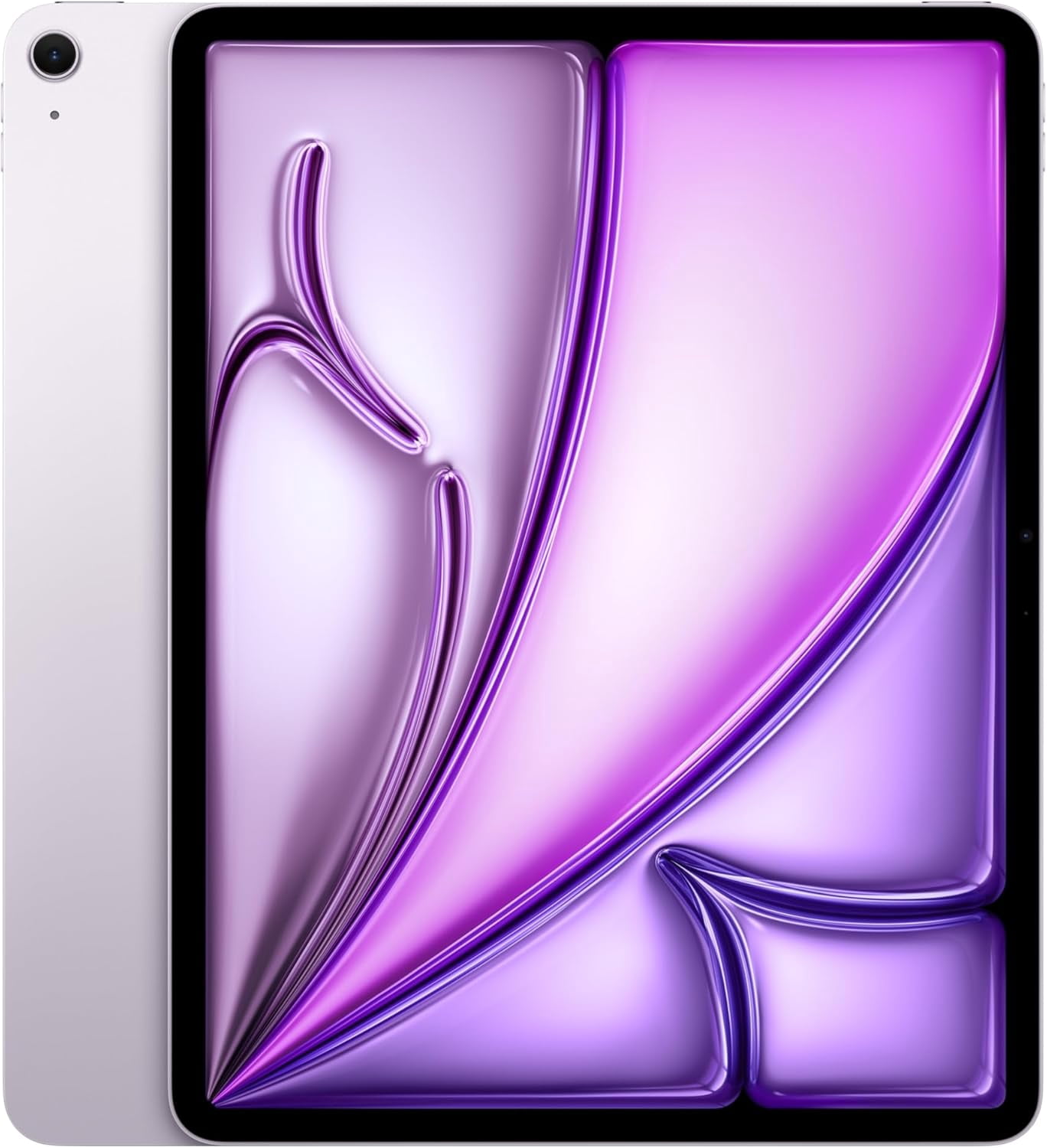 Restored Apple iPad Air 13-Inch (M3 Chip, 128GB) Wi-Fi 6E, Touch ID 12MP Front/Back Cameras Purple - Open Box