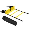 thumbnail image 4 of Agility Ladder, Training Exercise Ladders for Soccer Football Boxing Footwork Sports Agility Training with , 8/12/16/20 Rung - Black Yellow, 10M 20Joint, 4 of 8
