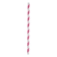 thumbnail image 1 of Hot Pink Paper Straws Disposable Biodegradable Drinking Straws 100 Count Eco Friendly Compostable Hot Pink Party Supplies, 1 of 7