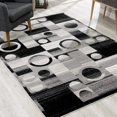 thumbnail image 2 of Rug Branch Montage Collection Modern Abstract Doormat Area Rug Entrance Floor Mat (2x5 feet) - 2'3" x 5', Grey, 2 of 5