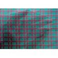 thumbnail image 4 of oneOone Cotton Silk Fabric Madras Check Decor Fabric Printed BTY 42 Inch Wide, 4 of 4