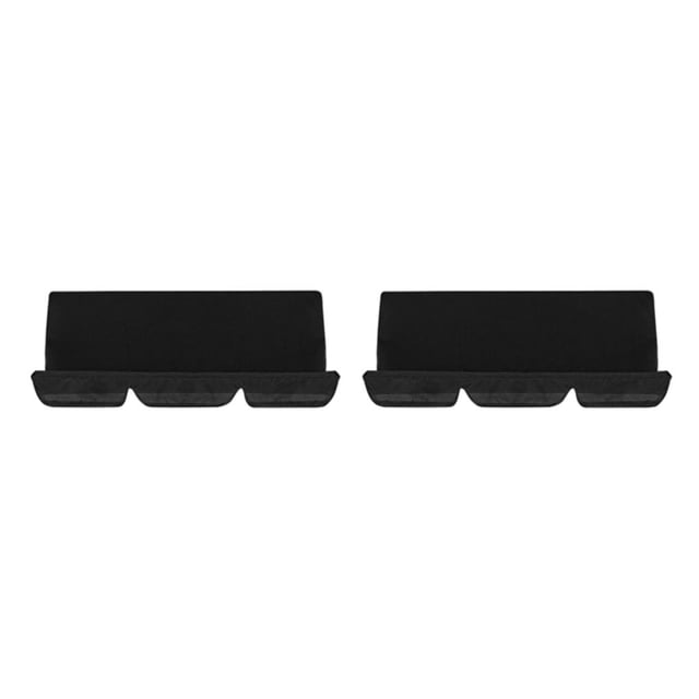 kurtrusly Made With Polyester Outdoor Swing Cushion Multifunctional Easy To Breathable And Comfortable black 2Set