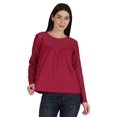 thumbnail image 1 of Moomaya Haut en Dentelle Style Victorien pour Femmes Manches Longues Tunique Décontractée Unie, 1 of 6