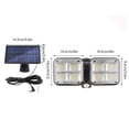 thumbnail image 2 of EGNMCR Solar Lights Outdoor, Outdoor Lights, Solar Pathway Lights Outdoor Solar Light Wall Light Motion Sensor Outdoor Light Regulating Light Solar wall lamp, 2 of 7