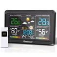 thumbnail image 1 of Geevon Upgraded HD Display Weather Station Wireless Indoor Outdoor Thermometer, Digital Weather Thermometer Temperature Humidity Monitor with Barometer, Calendar, and Adjustable Backlight, 1 of 8