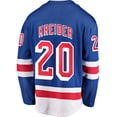 thumbnail image 2 of Chris Kreider New York Rangers NHL Fanatics Breakaway Home Jersey, Medium, 2 of 2