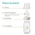 thumbnail image 2 of EVENFLO Alimentation Balance + Biberons pour Bébé à Col Grand, 3x9oz Biberons, 2 of 6