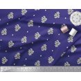 thumbnail image 2 of Soimoi Moss Georgette Fabric Diamond & Paisley Block Decor Fabric Printed Yard 42 Inch Wide, 2 of 3