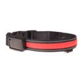 thumbnail image 2 of Dvkptbk Light Up Dog Collar, USB Rechargeable LED Pet Collars Waterproof Glowing Dog Collar for Small Medium Large Dogs Night Walking (Red Large), 2 of 2